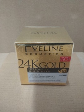 Eveline 24k gold odmładzający krem-serum z 24k złotem 60+