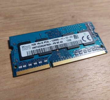 Pamięć RAM SKHynix 2GB 1rx16 PC3L-12800S