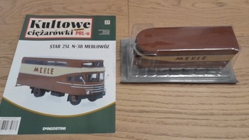 Star 25 meblowóz Kultowe Ciężarówki PRL nr 27 1:43