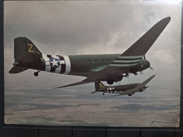 Pocztówka USA Douglas C-47 Skytrain