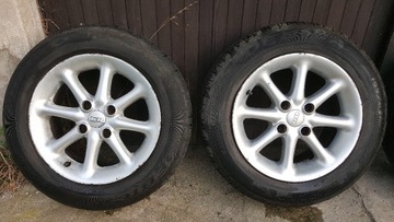 alufelgi 15" z oponami, audi 80 4x108 7j15H2 ET37