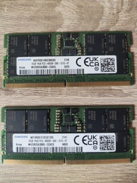 Pamięć RAM 32GB 2x16 DDR5 Samsung