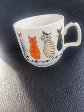 Kubek ceramiczny w koty