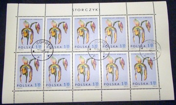 Ark. 1468. Storczyki. 1965r.