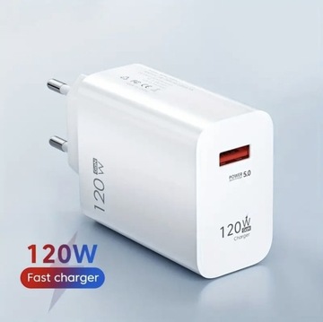 SUPER SZYBKA ŁADOWARKA sieciowa 120W FAST CHARGER 