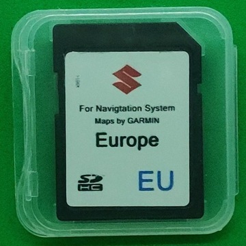 Karta SD z mapą EU dla Suzuki Garmin na rok 2025