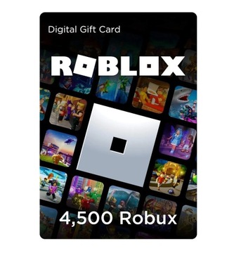 Roblox Game Gift eCard 50$ 4500 Punktów Robux
