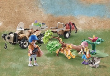 Playmobil Wiltopia - Quad ratunkowy dla zwierząt