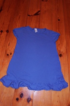 tunika bluzka dziewczęca 110 niebieski