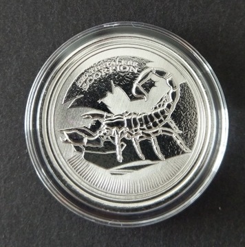 Czad - Deathstalker Scorpion 1oz silver 2017