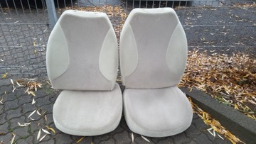 Fotele siedzeń przednich nissan micra k12 beżowe