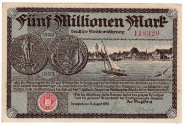 5 milionów marek Sopot 1923
