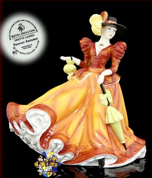 Royal Doulton Jesień 5108 figurka sygnowana 24 cm