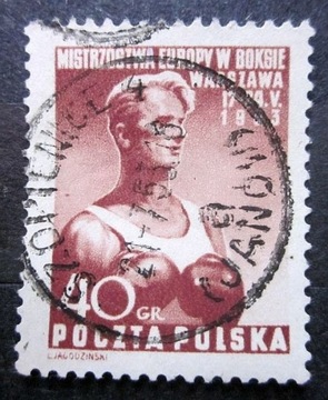 Polska Fi 664 M.E w boksie Warszawa 1953