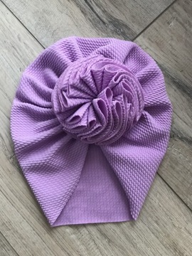 Liliowy turban 