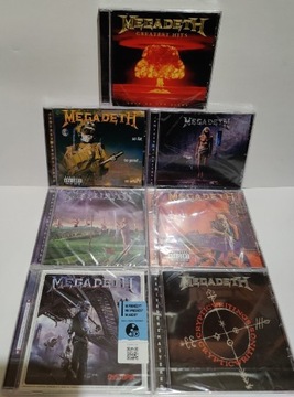 Megadeth - 7 CD PAKIET NOWE (Folia)