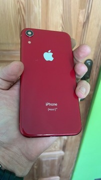Oryginalny korpus obudowa iPhone XR Red Czerwony