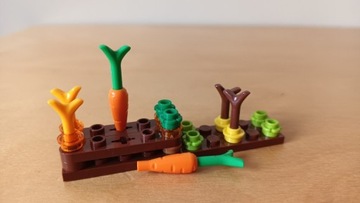 LEGO rośliny uprawa ogród marchewka NOWE