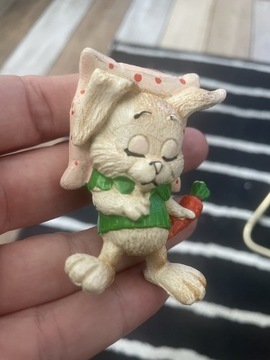 Unikat figurka PVC Wielkanocny królik z 1979 PRL