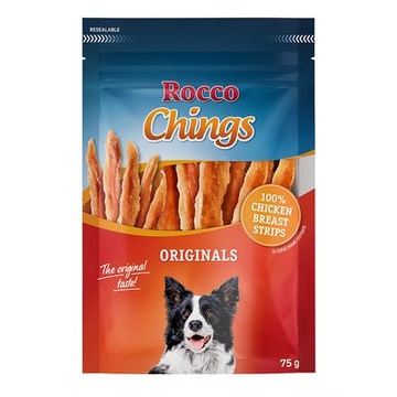 Rocco Chings pierś z kurczaka w paskach 75 g