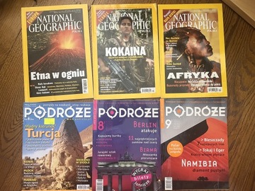 National Geographic & Podróże - 6 zeszytów