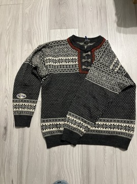 sweter norweski pure new wool FJORD F.H.Kjølaas