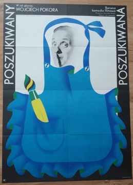 Poszukiwany Poszukiwana, Jakub Erol, 1972, plakat 
