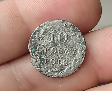 10 Groszy Polskie 1827 r.