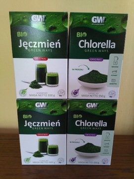 2x Jęczmień BIO + 2x Chlorella BIO Green Ways 