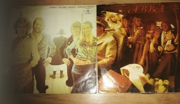 2 oryginalne płyty winylowe zespołu ABBA. Rok 1974