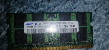 Pamięć ram Samsung 1gb DDR2 667Mhz