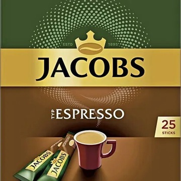 Jacobs Espresso 25 saszetek z Niemiec 