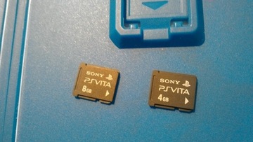 Karty pamięci 8GB i 4GB do PS Vita