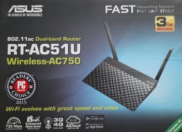 ROUTER ASUS RT-AC51U DUAL BAND 2.4/5Ghz - 802.11ac