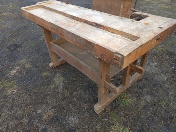 Stół stolarski drewniany 
