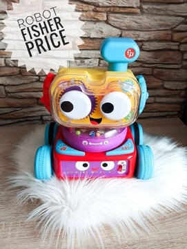 Interaktywny robot 4w1 fisher price zabawka 