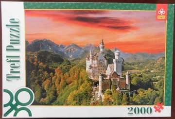 Puzzle 2000 Zamek Neuschwanstein Bawaria TREFL