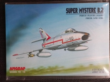 Angraf Model 118 Samolot Super Mystere B2 + LASERY