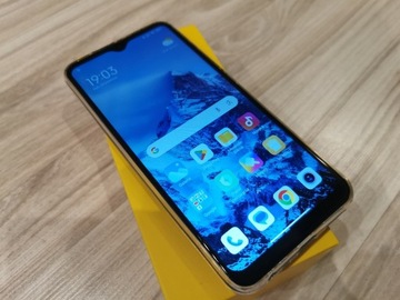 Xiaomi Redmi 9 4/64 Czarny; DB+, Etui; Folia!