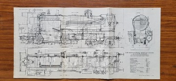 Przekroje lokomotywy S6 ( na PKP Pd5)