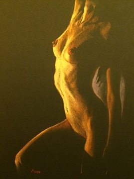 Rysunek "Nude Noir" #371 290x210 mm
