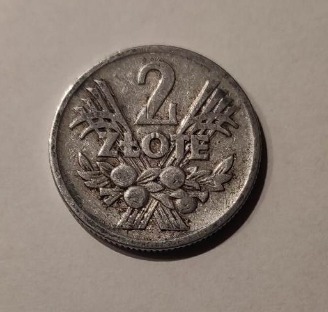 Moneta 2gr z 1960r