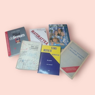 Zestaw książek i zbiorów zadań Matematyka