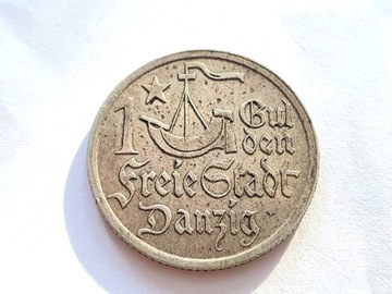 1 - Gulden 1923r "Freie Stadt Danzing"