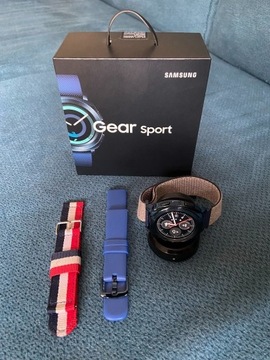 Samsung Gear Sport niebieski + paski