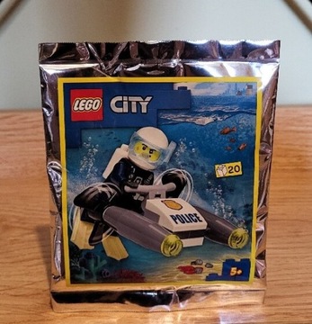 Lego City 952208 Policja Płetwonurek klocki