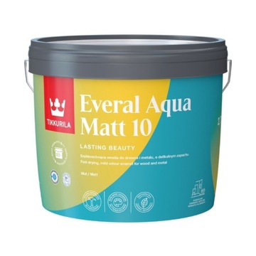Tikkurila Everal Aqua Matt 10 - 2,7L