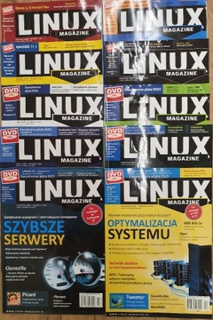 Linux Magazine Rocznik 2009 - 10 numerów + CD-DVD