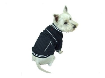 Kurtka dla psa ubranko dla  psa  czarna rozmiar XL