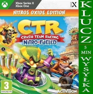 Crash Team Racing Nitro-Fueled Nitros Oxide Klucz